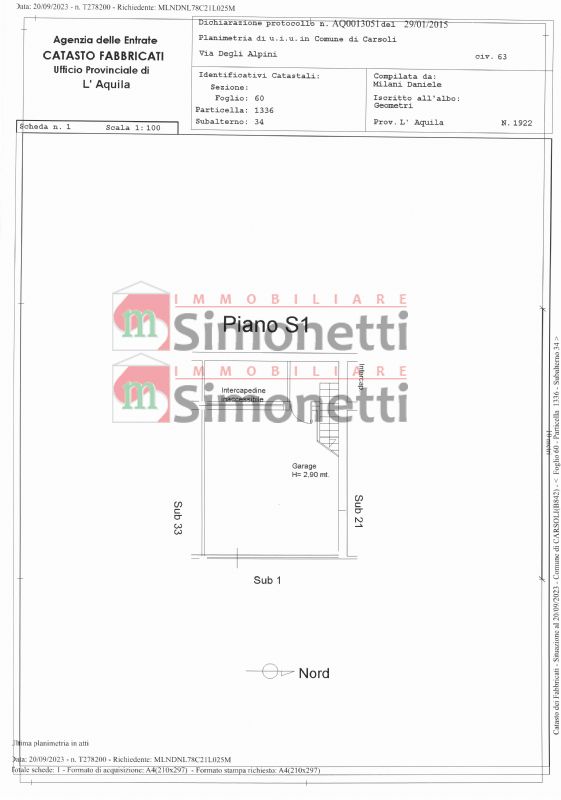 Appartamento Carsoli via degli alpini sc