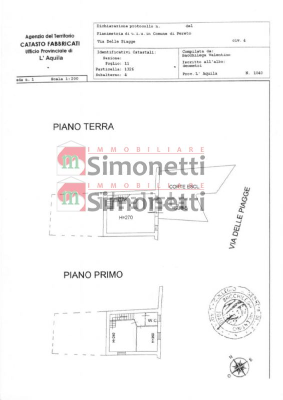 Casa indipendente Pereto via delle piagge 19