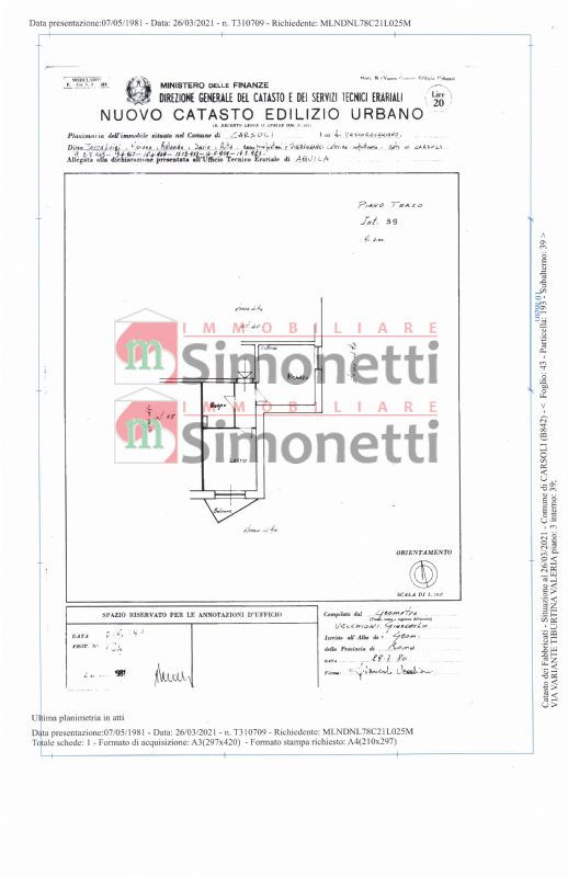 Appartamento Carsoli strada Statale Quater